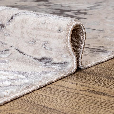 Российский прямой серый ковер порто 20212